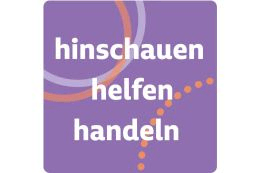 Logo hinschauen helfen handeln